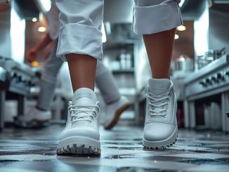 Chaussures de sécurité blanches femme